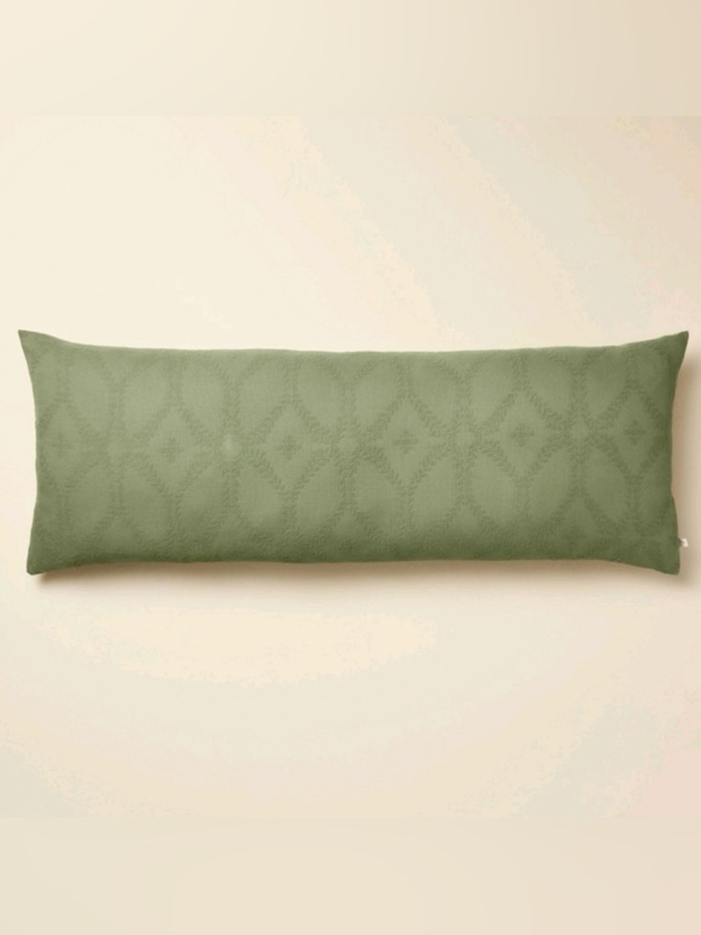 NEW Hearth & Hand Trellis Pattern Green Lumbar Pillow
